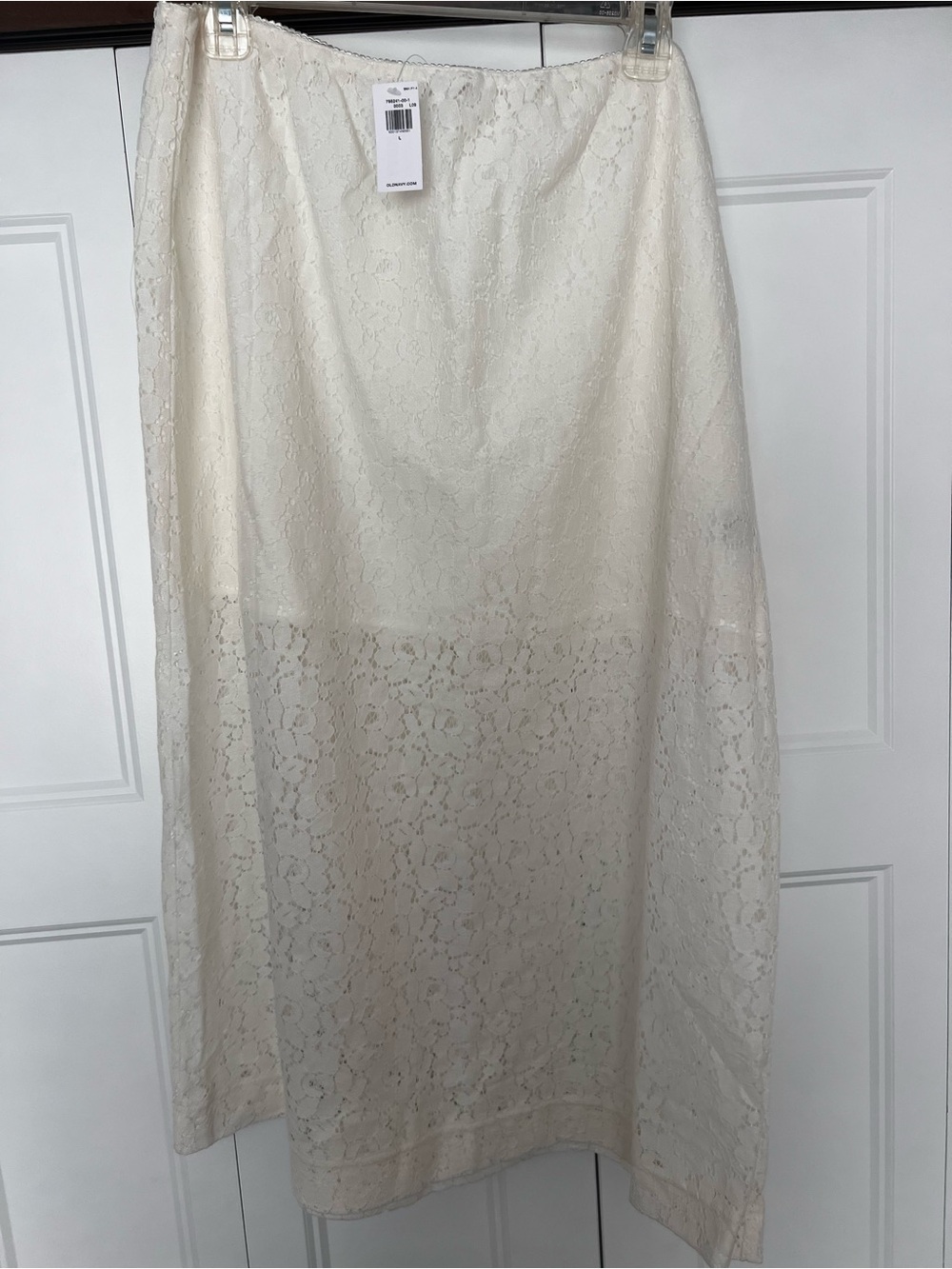 Old Navy High-Waist Midi Skirt - Sea Salt